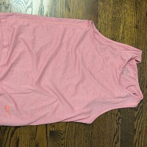 Nike Pink Sleeveless Tank Top
